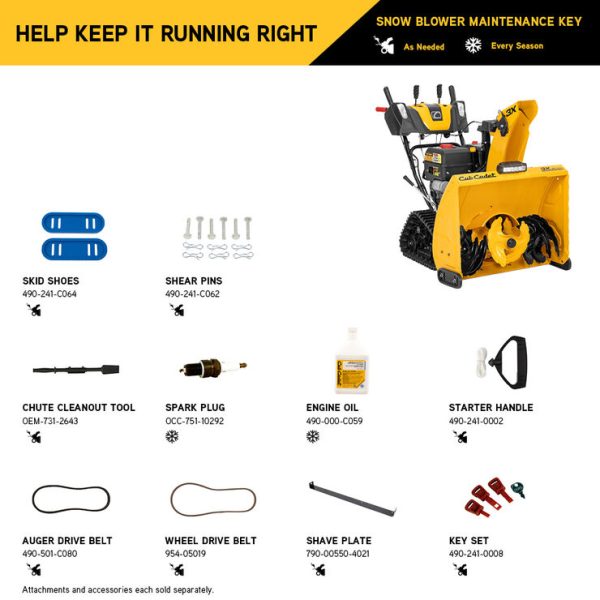 Cub Cadet 3X® 30" TRAC Snow Blower (31AH7EVZ710)