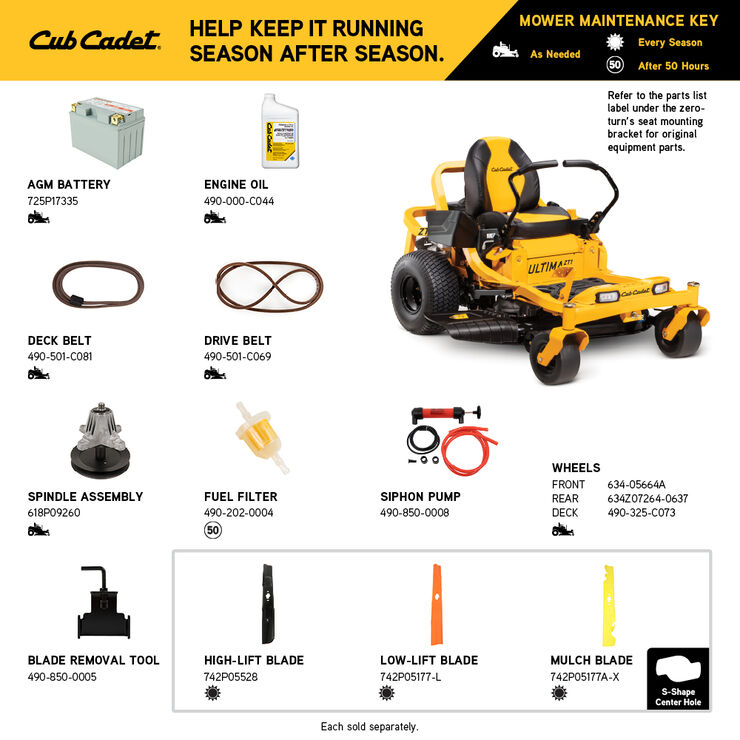 Cub Cadet ZT1 42 (17AIEACSA10) Cub Cadet ZT1 42 (17AIEACSA10)