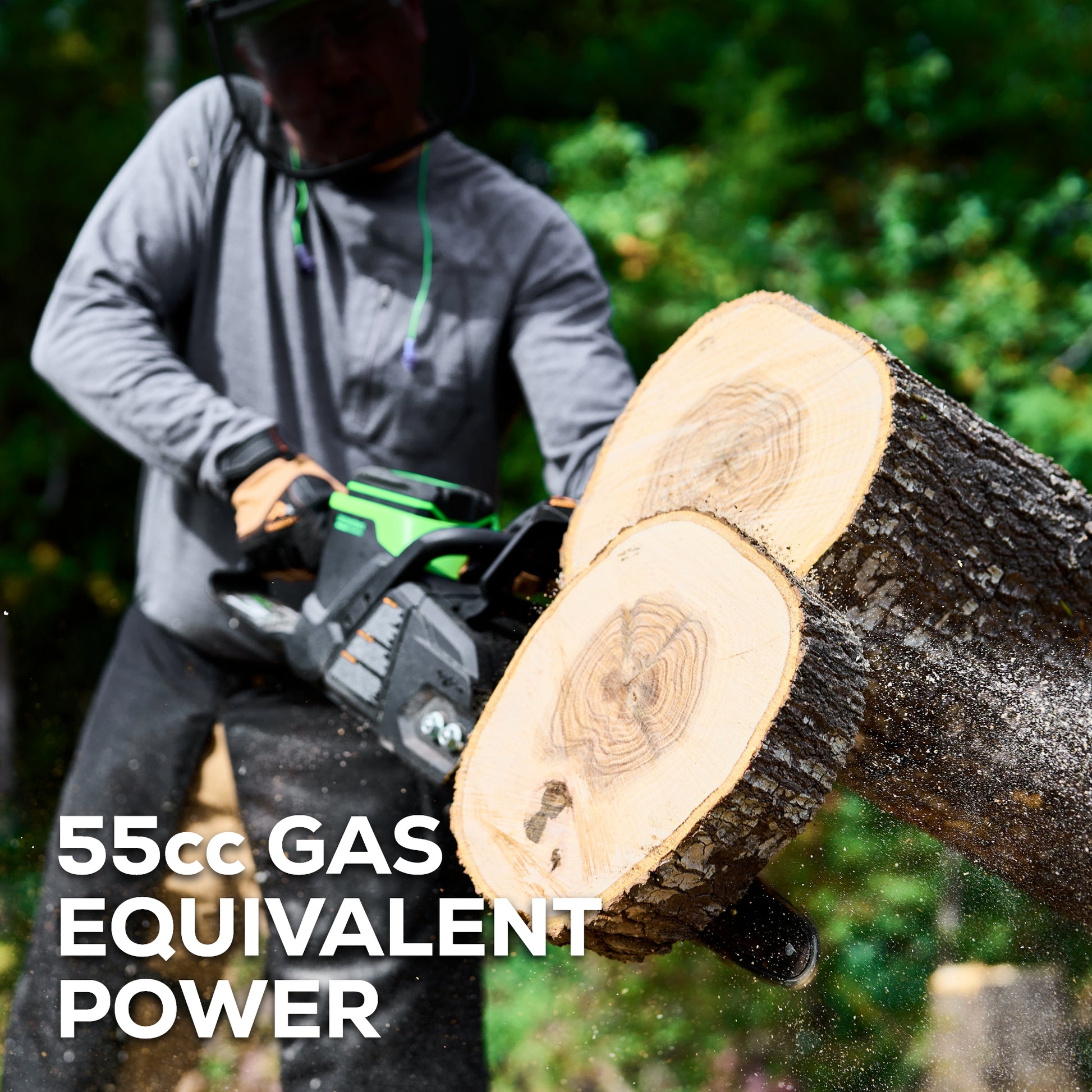 Greenworks 82V 18" 2.7kW Chainsaw w/ 4Ah Battery & Dual Port Charger Greenworks 82V 18" 2.7kW Chainsaw w/ 4Ah Battery & Dual Port Charger