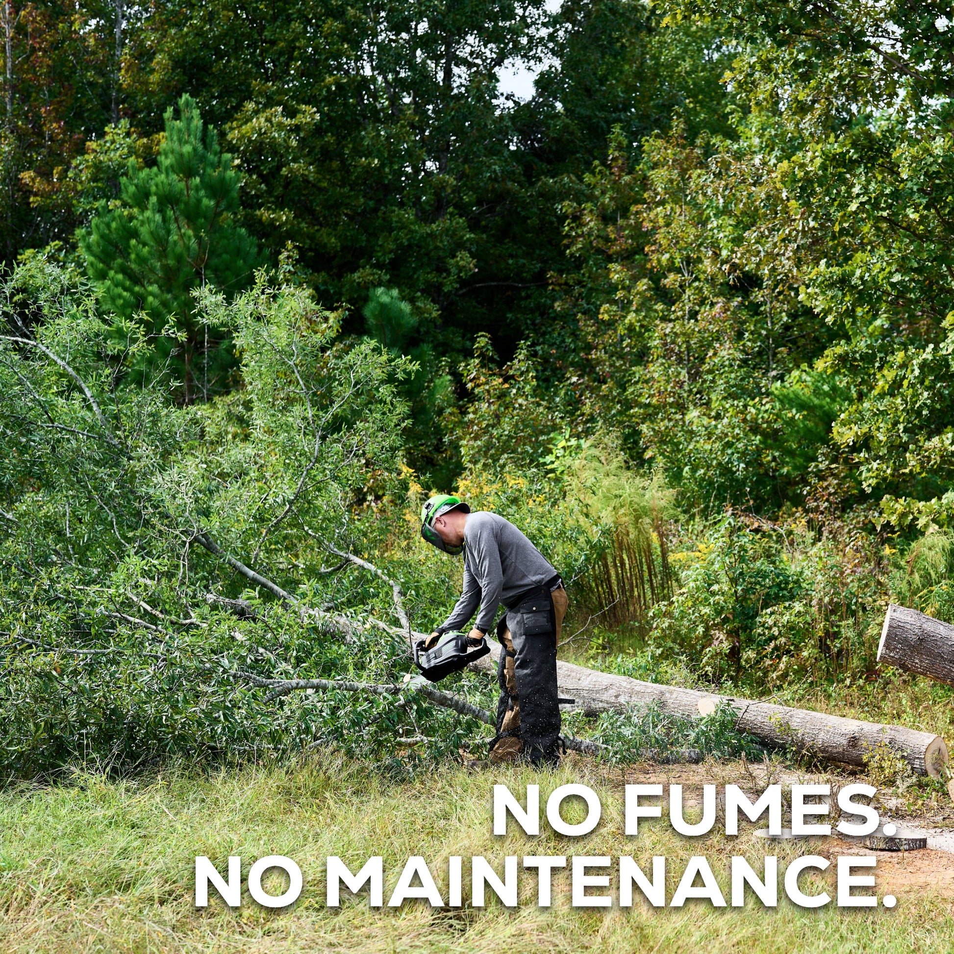 Greenworks 82V 18" 2.7kW Chainsaw w/ 4Ah Battery & Dual Port Charger Greenworks 82V 18" 2.7kW Chainsaw w/ 4Ah Battery & Dual Port Charger