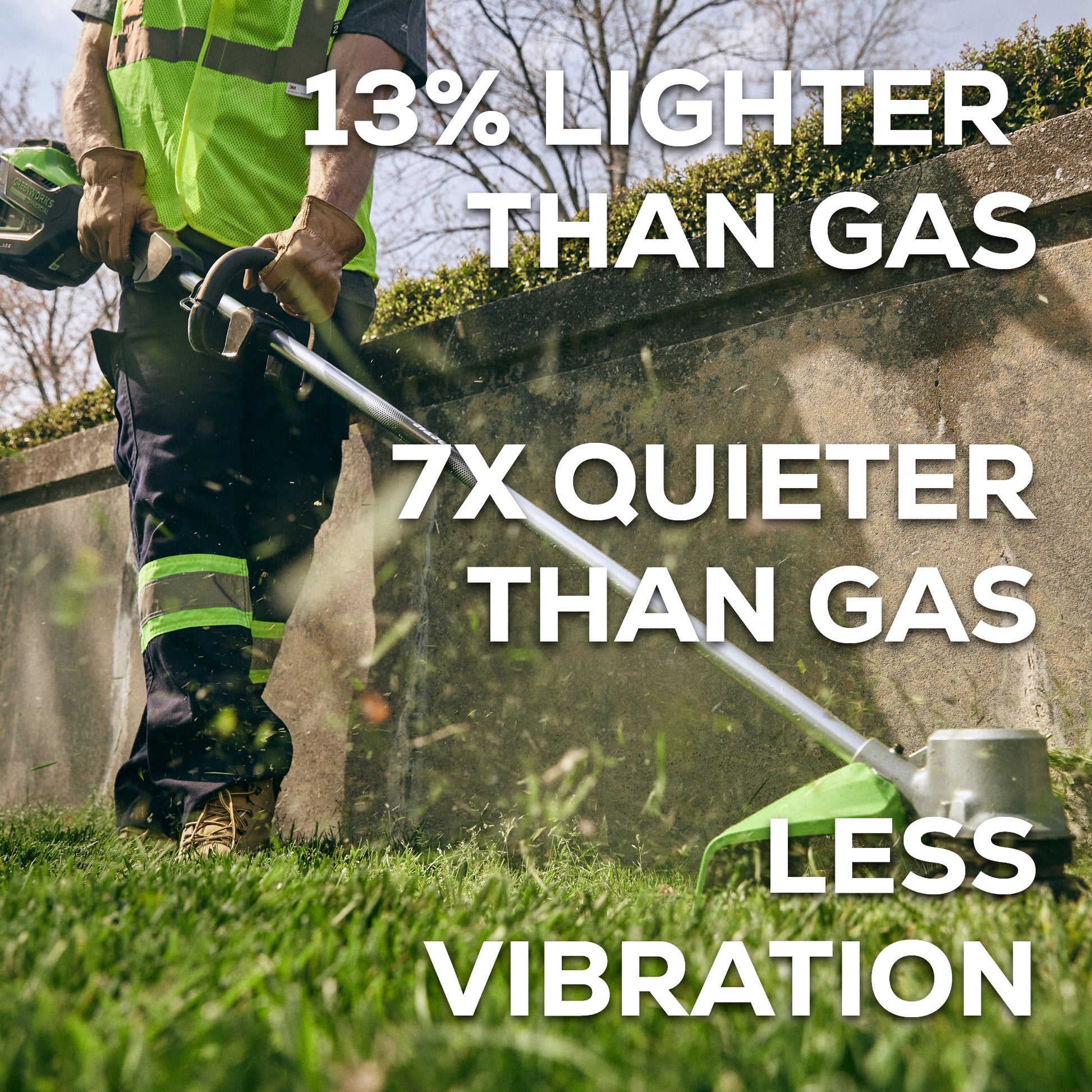 Greenworks 82V 1.5kW String Trimmer w/ 2.5Ah Battery & Dual Port Charger Greenworks 82V 1.5kW String Trimmer w/ 2.5Ah Battery & Dual Port Charger