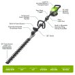 Greenworks 82V Short Pole Hedge Trimmer w/ 2.5 Ah Battery & Dual Port Charger