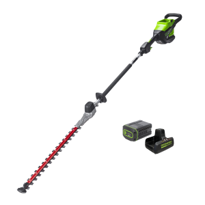 Greenworks 82V Fixed Mid Pole Hedge Trimmer w/ 2.5Ah Battery & 8A DP Charger