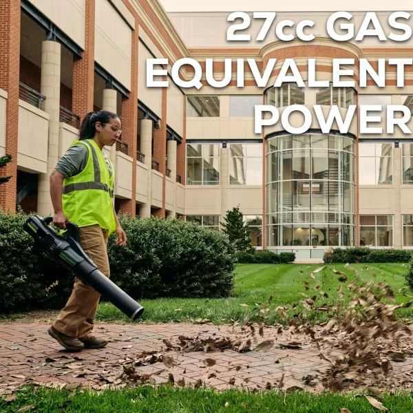 Greenworks 82V Handheld Brushless Axial Blower w/4.0Ah Battery and Dual Port Charger