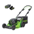 Greenworks 82V 21" Brushless Push Mower w/ 5.0Ah Battery and Dual Port Charger