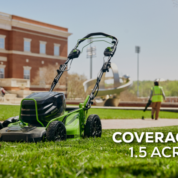 Greenworks 82V 21" Brushless Push Mower w/ 5.0Ah Battery and Dual Port Charger