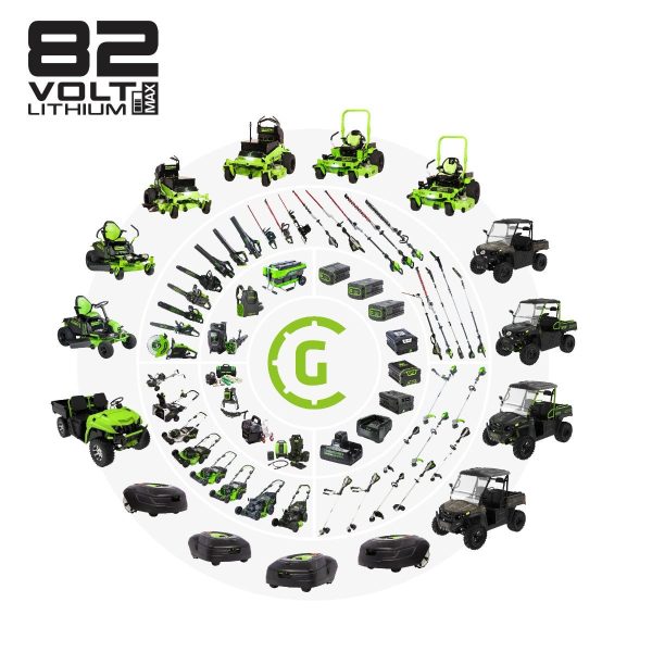 Greenworks 82V 21" Brushless Push Mower w/ 5.0Ah Battery and Dual Port Charger