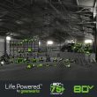 Greenworks 82V 54" MaximusZ Zero Turn Riding Mower with (2) 16.0 Ah , (2) 8.0 Ah ,(2) 4.0 Ah Batteries and 1.5kW Charger