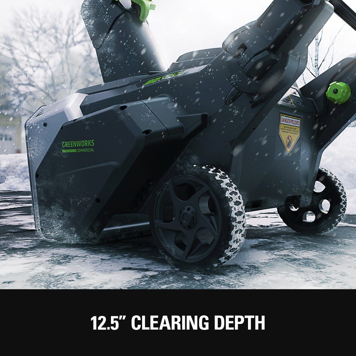 Greenworks 82V 22" Snow Blower w/ 5.0Ah Battery and Dual Port Charger Greenworks 82V 22" Snow Blower w/ 5.0Ah Battery and Dual Port Charger