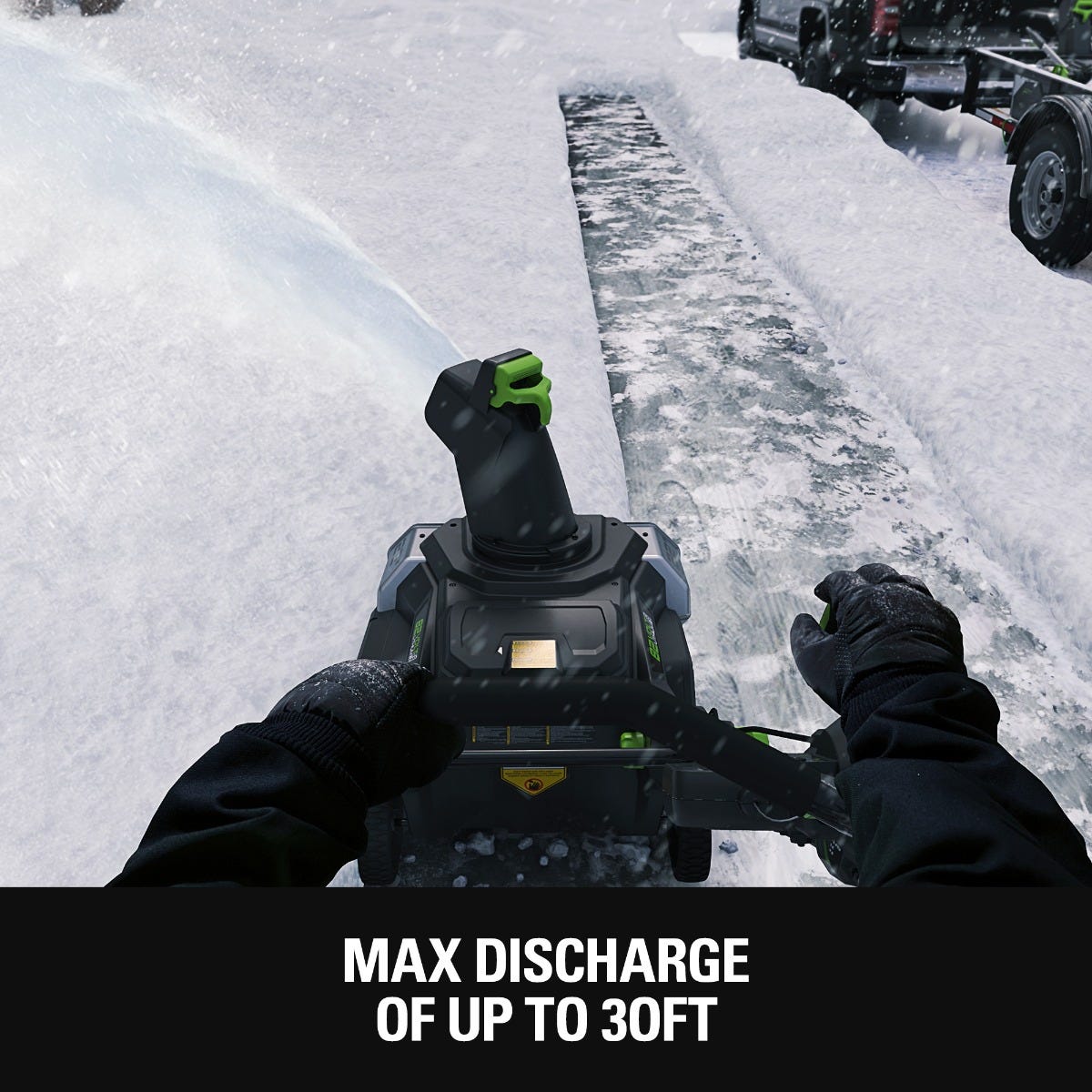 Greenworks 82V 22" Snow Blower w/ 5.0Ah Battery and Dual Port Charger Greenworks 82V 22" Snow Blower w/ 5.0Ah Battery and Dual Port Charger